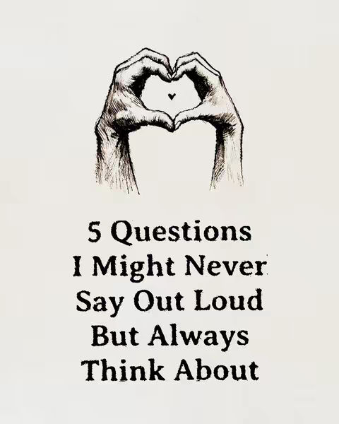 The image features a minimalist design on a light background. At the top, two hands form a heart shape, symbolizing love. Below, there is some text arranged in a clear, legible font.