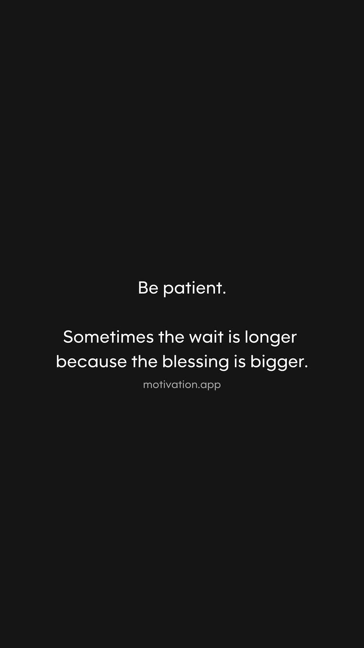 A minimalist image with a black background. Centered on the image are two lines of white text, followed by the app address in a smaller font. The text conveys a motivational message.