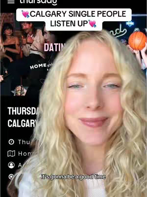 A woman with long blonde wavy hair and a light complexion is centered in the frame. A colorful background is out of focus behind her. Text is overlaid at the top and bottom of the image.