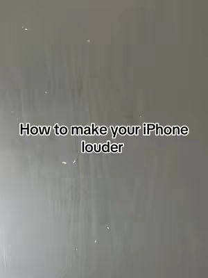 The cover image shows a light gray background with the text overlayed in the center: How to make your iPhone louder.