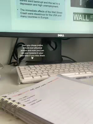 The cover image shows a desk with a computer monitor displaying text, a keyboard, and a notebook. The text overlay on the image reads a question with a response.
