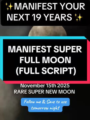 The image displays text overlays on a background that includes a blurred image of a full moon.