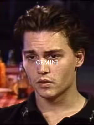 The cover image features a medium shot of a man looking at the camera with a serious expression. The man has dark hair and is wearing a black collared shirt. The word 'GEMINI' is superimposed in white text over his forehead. The background appears blurred and indistinct.