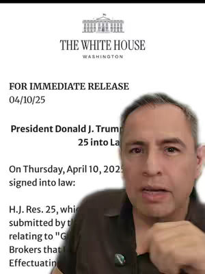 A cover image featuring a man in front of a document from The White House. The document contains official-looking text with headings and date information with the man in a dark shirt is on the right. The image uses a vertical layout, with the man partially overlaid on the text.