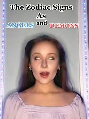 A young woman with long red hair and a pale pink top looks up with her eyes closed, tongue out, set against a plain background with a white border. The image has text overlayed on the top.