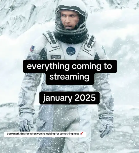 An astronaut in a white spacesuit stands against a snowy, mountainous backdrop. The image has added text in the form of a black rectangle over the image, with white text. The foreground is a prominent focus on the astronaut, with a detailed view of the suit's design and the astronaut's face, hinting at a movie scene, possibly a promotional still.