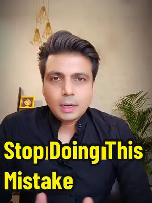 A man looking directly at the camera. The title 'Stop Doing This Mistake' is overlaid in large yellow letters, starting from the lower left corner.