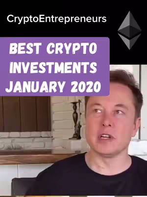 The cover image features a screenshot from a video. In the lower right, a man with light skin and short brown hair is visible, looking slightly off-camera and speaking. An orange, purple, and white text overlay is present in the center of the image. The Ethereum symbol is in the upper right corner, the background is black.