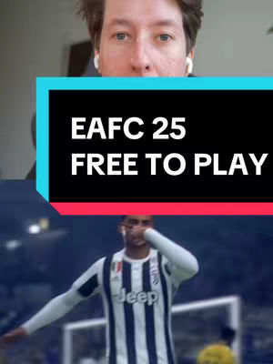 The cover image shows a split view. The top half features a person in what appears to be a video call or selfie, with text overlay. Below, it shows a player in a football uniform, celebrating with a gesture.