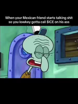 The cover image features a meme with a cartoon character Squidward, with text overlaid. Squidward is depicted inside a blue door frame, looking surprised with his mouth open.