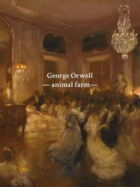An artistic rendering of a ballroom scene, with figures in period costume dancing, framed in a sepia tone, enhanced by a soft lighting effect.