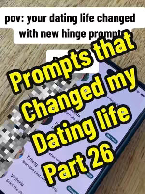 The cover image features a smartphone screen displaying a dating app interface, overlaid with text. The phone is angled, showing a wooden background. The text elements are colorful and designed to capture attention, suggesting a tutorial or guide on dating advice.