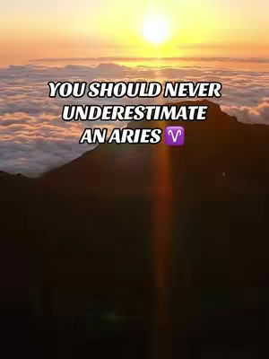The image shows a mountain silhouette against a cloudy sky with the sun setting in the background. Text overlays are added in the center of the image.