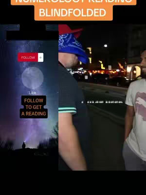 The cover image is split down the middle, with a dark, almost nighttime scene on the left and a street scene on the right. The left side features a silhouetted figure in front of a moonlit, dreamy sky. The right side shows a person wearing a bandana driving or walking down the street. Text overlay is placed on both sides, drawing attention to the content.