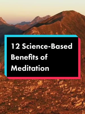 The cover image features a mountainous landscape under a sunrise or sunset sky. A rectangular black box with a cyan and red outline contains the title.