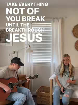 The cover image shows a man playing a guitar and a woman sitting beside him. Text in large white font overlays the top half of the image.
