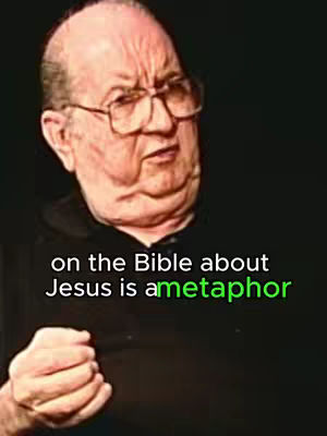 The image captures a medium shot of an older man with thinning white hair, glasses, and a serious expression against a plain, dark background. Text overlays are placed beneath the man's face. The color palette is muted, with a focus on the man's facial features, suggesting a topic of importance.