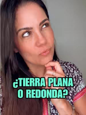 A woman with dark hair and a floral top is looking up with a thoughtful expression. The image is framed closely, with text overlayed in the bottom center. The background is a softly blurred gradient of light neutral.