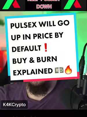 The cover image features a man with a beard against a background of text over a light blue rectangle. The text overlay expresses an idea concerning crypto. A logo is in the upper left and right corners.