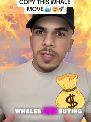 The cover image features a man in a white t-shirt and a black cap looking at the viewer. Behind him is a blurred background suggesting flames. Text overlays include a title and phrases related to financial advice. A cartoon bag of money with a dollar sign is also visible.