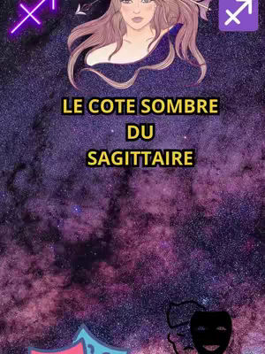 A vertical cover image featuring a digital illustration. At the top, there's a woman with long, flowing pink hair and a draped blue outfit, set against a purple, starry background. Overlaying this background are text elements, and astrological symbols are present. The overall composition is celestial and mystical.