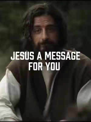 The cover image features a close-up of a man with long, dark hair and facial hair, seemingly in a historical context, possibly religious. Text overlayed in bold white font reads "JESUS A MESSAGE FOR YOU."