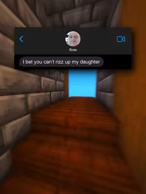The image appears to be a screenshot from a text message conversation superimposed on a background that suggests an architectural setting with stairs and stone walls.