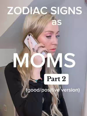 A woman with long blonde hair is on a phone call, holding her phone to her ear. The background is a light gray surface. White text is in the top and lower middle portion of the image.