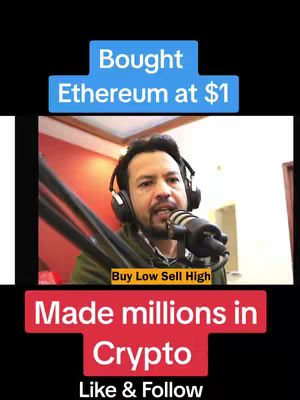 The cover image features a man in a room, wearing a headset and holding a microphone. Text overlays detail the video's subject. The background is a warm, reddish-orange, possibly indicating a home or office setting, with focused lighting.