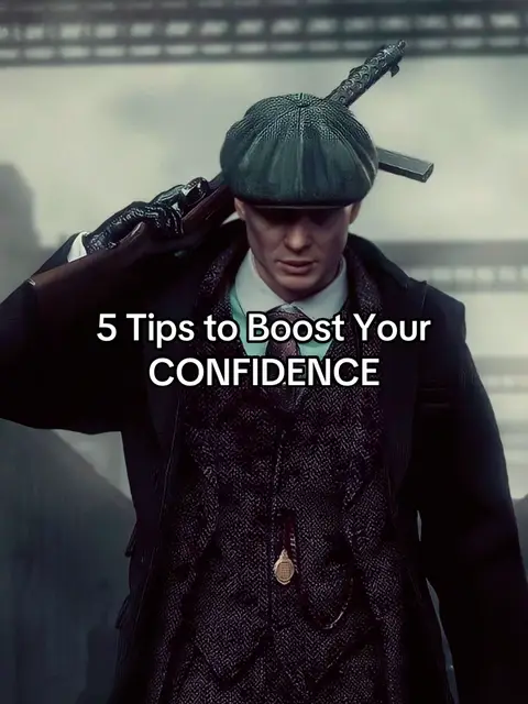 A stylized image featuring a man dressed in a classic gangster style with a hat and suit, holding a tommy gun over his shoulder. The background is a faded, potentially industrial or urban setting. Bold white text overlays the image, giving a self-help title.