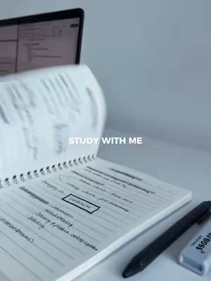 A top-down shot of a desk with a laptop in the background and a notebook in the foreground.  The notebook is open, with handwriting,  pen, and a highlighter.  The text overlay is the hook text, placed in the center.