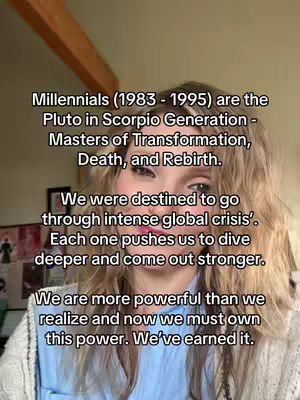 A woman with long blonde hair is centered in the frame. Text overlays are placed over her image, using a black bold font on the white background. The image has a warm color palette with wooden pieces in the back.