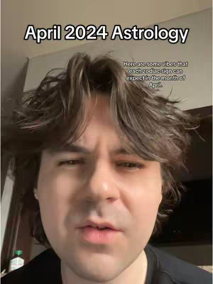 A selfie-style video with a man in the foreground and a simple background. The man has brown hair and is looking towards the camera. Text overlays are present at the top explaining the content.