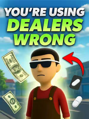 A cartoon-style cover image featuring a man in a red shirt and brown overalls, wearing sunglasses and holding his face. Various visual elements like money bills, pills, and an arrow give context.