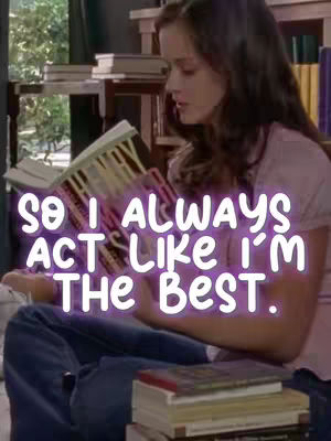 A person is reading a book while sitting down, piles of books are in front of them. There is text overlayed on the image.