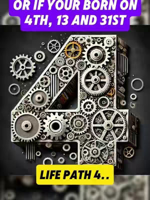The cover image features a stylized number 4 constructed from gears and mechanical components against a dark background. Text overlays highlight key information about the video's topic.