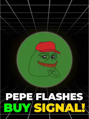 The cover image features the Pepe the Frog meme character centered in a green circle against a dark, grid-like background. Pepe is wearing a red cap and has a hand up as if gesturing toward the viewer. Below is the overlay text. The overall layout is simple, with a focus on the character and the message.