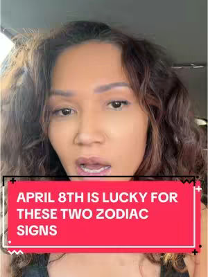 A woman with brown curly hair is centered, facing the camera, against a blurred background. A red rectangular box with white text overlay is positioned in the lower section of the image.