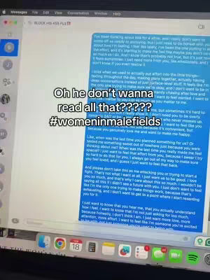 The cover image shows a laptop screen displaying a text conversation. Overlaid on the screen is text in a handwritten style with hashtags about women in male fields. The image is taken from a high angle with some digital buttons, numbers, and a charging symbol at the bottom.