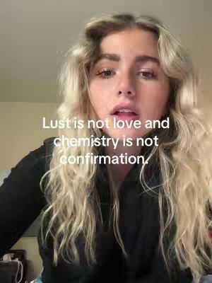 The cover image is a selfie of a woman with long wavy blonde hair. She faces the camera with a neutral expression. Overlaid text in a sans-serif font is visible on the image toward the top-center.