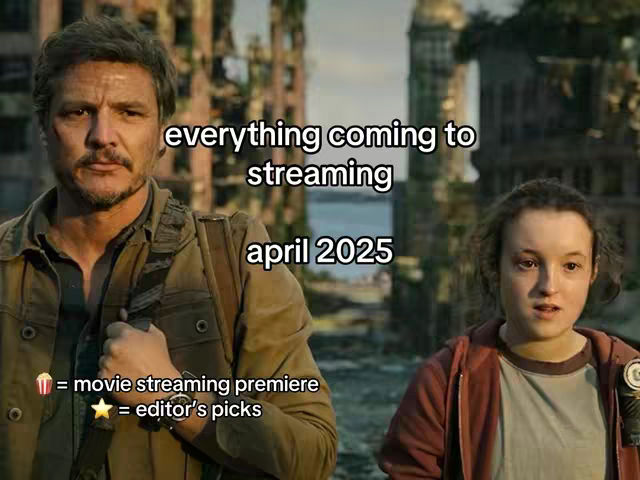 The image features two figures, a man and a young woman, standing in a post-apocalyptic environment. The man, on the left, has short hair and a beard; the young woman, is on the right, has a concerned expression. The background reveals a cityscape in ruins. Text overlays the scene.