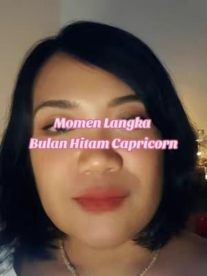 A selfie-style shot featuring a woman with dark hair and a neutral expression. Overlayed on the image is pink text, identifying the content's focus.
