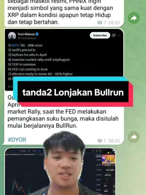 The cover image is framed as a screen recording. A man is in the foreground, looking directly at the viewer and speaking. Behind him are two chat screenshots. At the top of the image is a text overlay in a colorful bar, likely a call to action. The overall composition suggests a video addressing cryptocurrency topics.