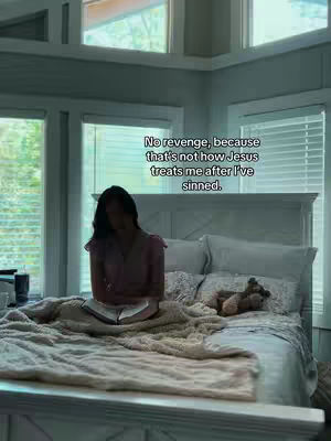 A woman sits on a bed reading a book, illuminated by natural light filtering through large windows. Text overlays the image.