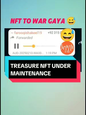 The cover image is vertically oriented, with a mix of colors and text. The background is a gradient of blue and light green. A black bar sits at the middle of the image, and there is a text bubble on top that has audio player control with emojis.