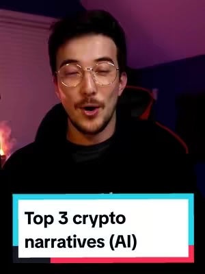 A man with glasses is centered in the frame, looking directly at the camera with an open mouth. The background is somewhat blurred, with a dark color palette. At the bottom, a rectangular text overlay is visible, against a turquoise background, with the title of the video.