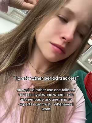 A young woman with long blonde hair looks down towards the camera. Text is overlaid on the image.