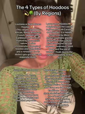 The cover image of the video features a selfie of a person with the text in the background describing 4 types of hoodoos by region.