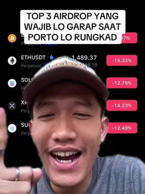 A close-up shot features a young man with a brown cap, smiling and pointing. Above him, text overlays indicate the video's topic. Behind him, charts with values in red are displayed.