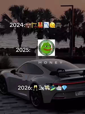 The cover image shows a car with time-based symbols and emojis on it. There is text on the image that says 2024, 2025, and 2026. Above the car, there are trees and a sky. The video is likely speculating about the future with the car as a visual element.